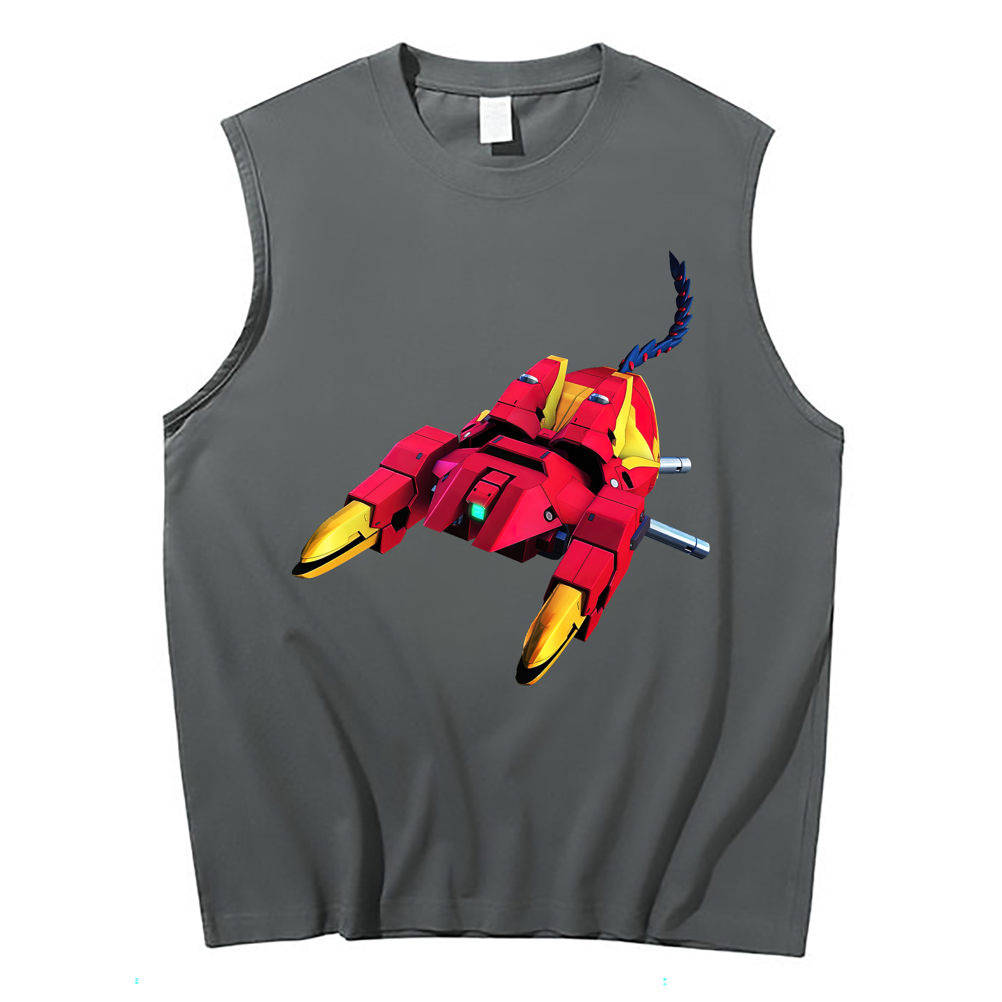 （画像用） 機動戦士ガンダム Mobile Suit Gundam コットン100％タンクトップ（フロントプリント）